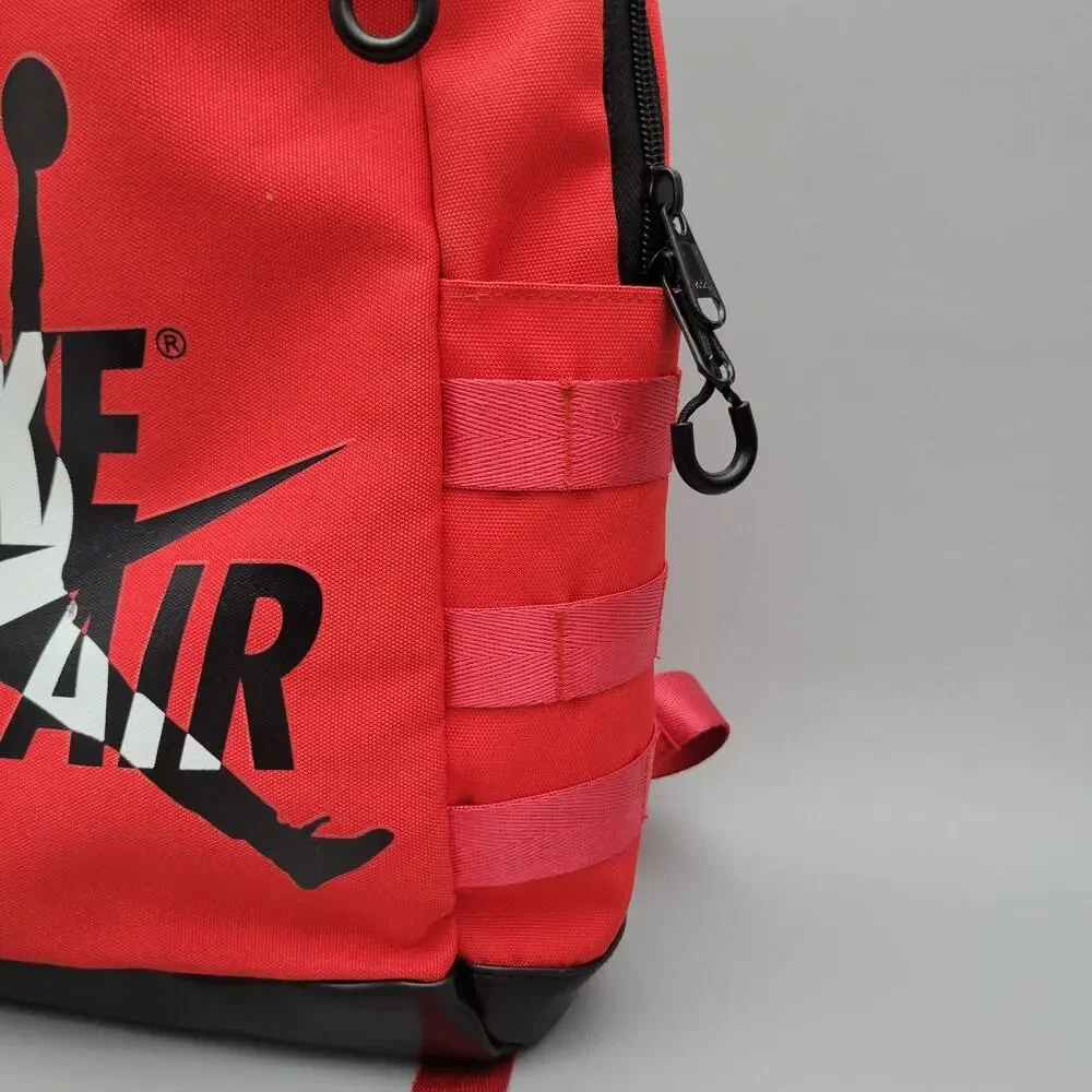 Nike Air Jordan Jumpman Logo Classic Backpack 9A0257-R78 Red Black White